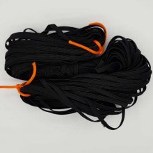 Vlakmasker elastiek 4 mm zwart n°03 x 20 meter