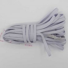 Vlakmaskerelastiek 5 mm wit N°03 x 7,50 meter
