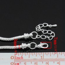 Europese karabijnhaak armband 23cm