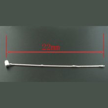 Europese Clip Armband 22 cm Gladde sluiting Verzilverd 925