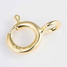 Ronde veersluiting 925 zilver N°03