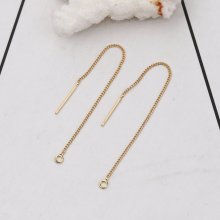 Oorbelhouder N°27 Vergulde ketting
