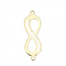 18k verguld koperen "Infinity" symbool connector