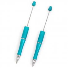 Turquoise Parel Decoratiepen voor maatwerk x 1 stuk