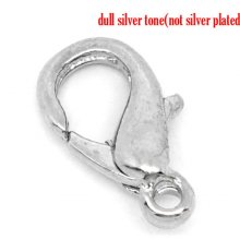1 karabijnsluiting 23 x 12 mm Verouderd Zilver