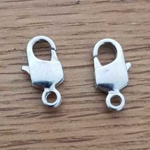 1 Karabijnhaaksluiting 16 x 08 mm.