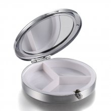 1 te personaliseren pillendoosje Zilver N°02