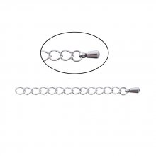 Roestvrij staal Kettingverlenging 6 cm N°02