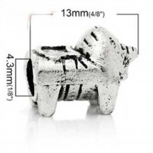 Bead N°1008 Animal Silver