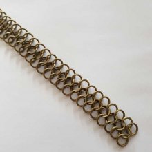 20 cm kettingvorm 8 gekoppeld kleur Brons