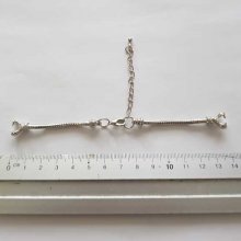 Europese stijl horloge wijzerplaat armband met karabijnsluiting 6 X 7,5 cm