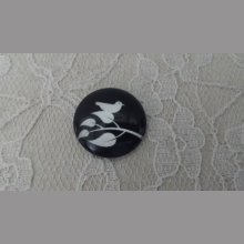 rond glas cabochon 10mm vogels 013 