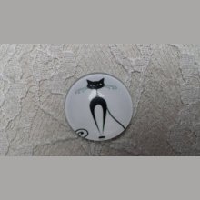 glazen cabochon rond 25mm cat 016 