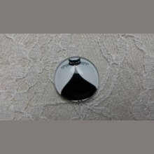 glazen cabochon rond 25mm cat 010 