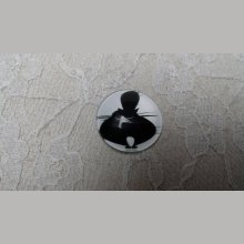 glazen cabochon rond 25mm cat 009 