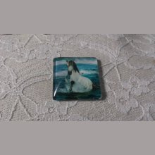 glas vierkante cabochon 30mm 024 