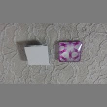 glas vierkante cabochon 25mm 015 