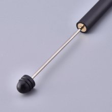 Metalen kralen versierstift zwart N°02