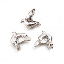 Parel Vogel Bedel N°03 Zilver