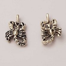 Sterrenbeeld bedel Schorpioen Zilver Metaal N°01
