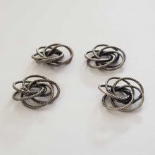 18 mm zilveren spiraalkraal N°01