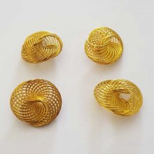 Spiraalkraal 21 mm Goud N°02