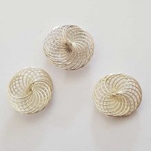 18 mm zilveren spiraalkraal N°03