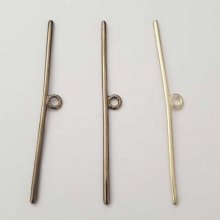 Staaf voor zilveren metalen gesp N°21 set van 3