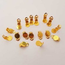Oorbelhouders Clips Dienblad N°04 2e keus x 10 paar Goud