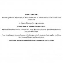 Kit Poupée Porte Clé Max le Chat N°02