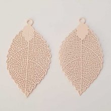 Estampe N°15 Feuille 54 mm Rose Pâle