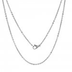 Halsband N°06-01 in roestvrij staal, 45,5 cm
