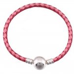 Europese gevlochten armband Clip 02 19cm