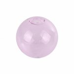 1 Ronde glazen bol om te vullen 12mm Roze