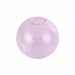 1 x 16mm ronde glazen bol Roze om te vullen