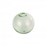 10 Glazen bollen rond 12mm Groen om te vullen
