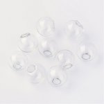 Glazen bollen rond 08mm 20 stuks om te vullen