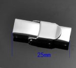 Klauwklem voor leer 06 mm breed