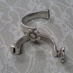 Halve armband in Zamak 10 mm x 2,5 mm