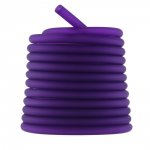 1 meter Pvc Holle koord 3 mm Paars