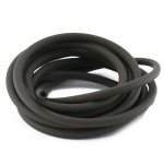 1 meter Pvc Holle Koord 5 mm Bruin