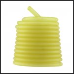 1 meter Pvc Holle Koord 5 mm Geel