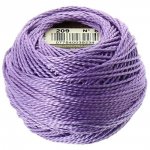 Borduurkralen, lila, op een klosje, DMC nr. 5 - 10 g