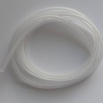 1 meter Pvc Holle Koord 6,5 mm Wit