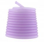 1 meter Pvc Holle Koord 6,5 mm Lila