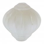 Parel Lucite Lampion Vorm Gestreept Kristal