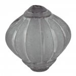 Parel Lucite Gestreept Lampwerk Grijs