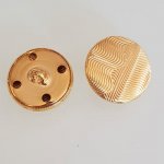 23mm Gouden knoop N°01 Rond
