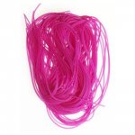 1 meter 1,5 mm Fushia Medium PVC draad.