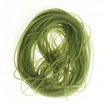 1 meter 1,5 mm PVC-draad Olijfgroen.